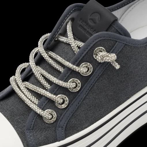 Baskets GRIS Femme Motif Uni A Enfiler