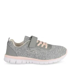 Baskets GRIS Fille Motif Uni Scratch