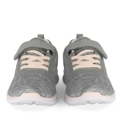 Baskets GRIS Fille Motif Uni Scratch