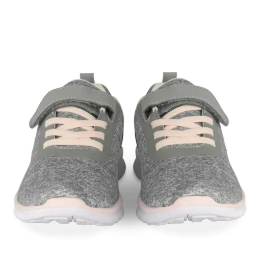 Baskets GRIS Fille Motif Uni Scratch