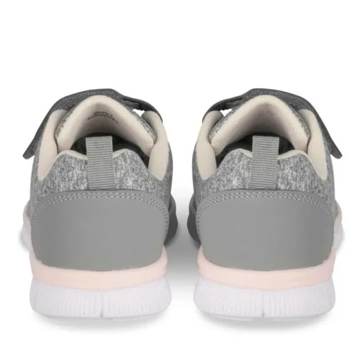 Baskets GRIS Fille Motif Uni Scratch