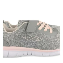 Baskets GRIS Fille Motif Uni Scratch