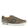 Baskets GRIS Homme Motif Uni Lacets