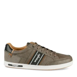 Baskets GRIS Homme Motif Uni Lacets