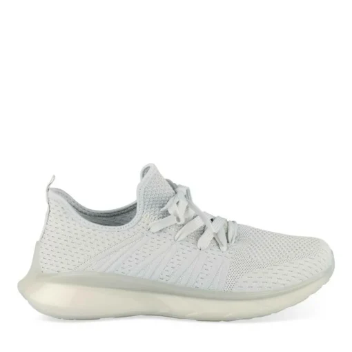 Baskets GRIS Homme Motif Uni Lacets