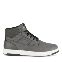 Baskets GRIS Homme Motif Uni Lacets