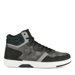 Baskets GRIS Homme Motif Uni Lacets