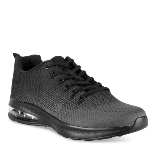 Baskets GRIS Homme Motif Uni Lacets