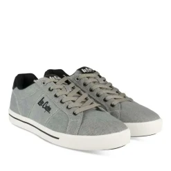 Baskets GRIS Homme Motif Uni Lacets