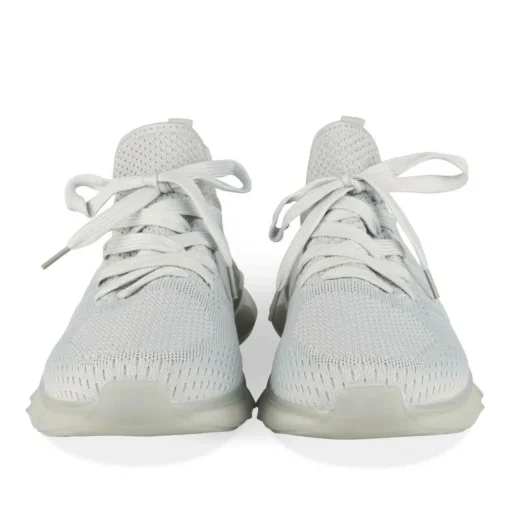 Baskets GRIS Homme Motif Uni Lacets