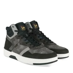 Baskets GRIS Homme Motif Uni Lacets