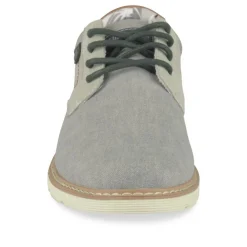 Baskets GRIS Homme Motif Uni Lacets