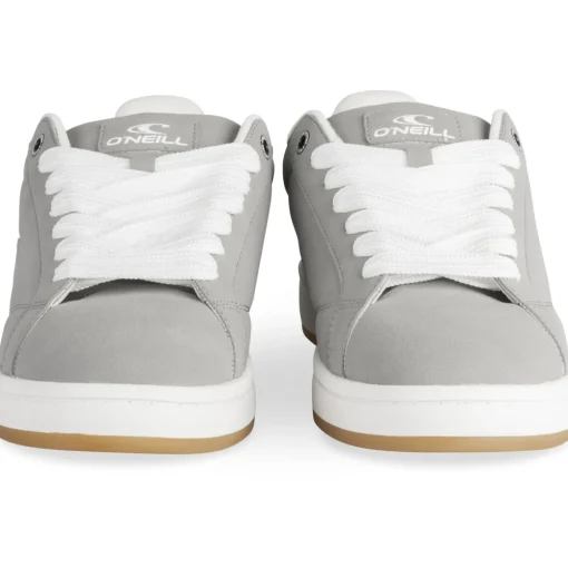 Baskets GRIS Homme Motif Uni Lacets