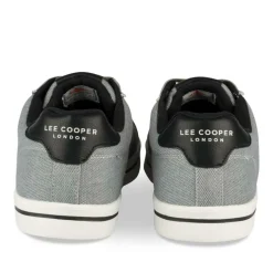 Baskets GRIS Homme Motif Uni Lacets