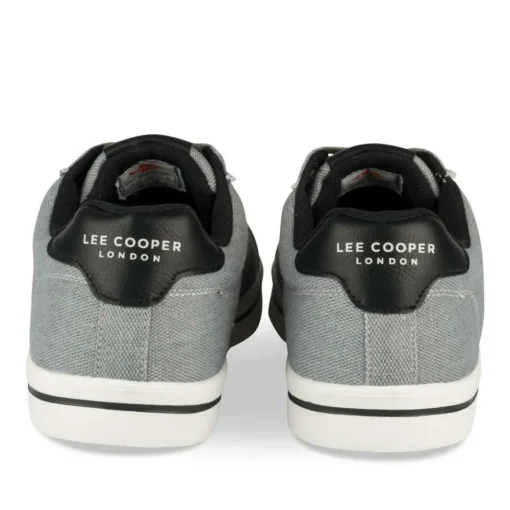 Baskets GRIS Homme Motif Uni Lacets