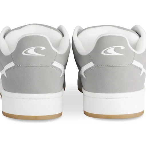 Baskets GRIS Homme Motif Uni Lacets