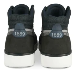 Baskets GRIS Homme Motif Uni Lacets