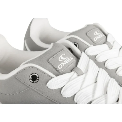 Baskets GRIS Homme Motif Uni Lacets