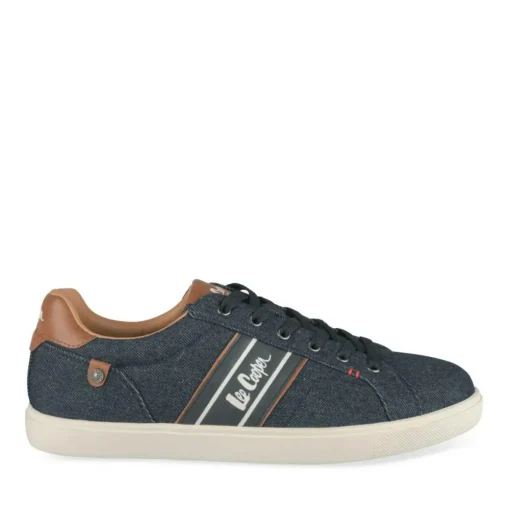 Baskets JEANS Homme Motif Uni Lacets