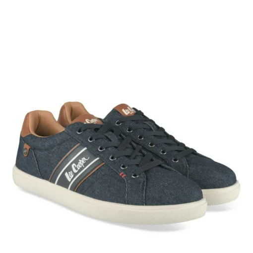 Baskets JEANS Homme Motif Uni Lacets