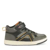 Baskets KAKI Garçon Motif Uni Scratch + Elastique