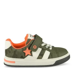 Baskets KAKI Garçon Motif Etoiles Scratch