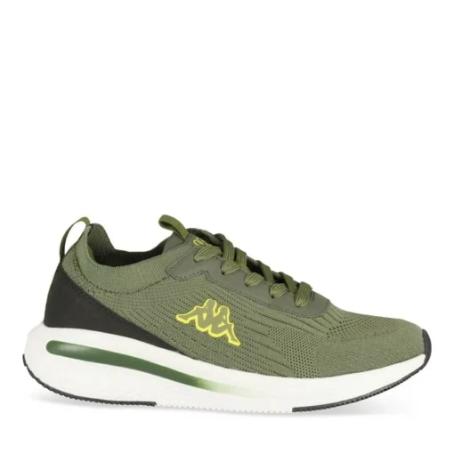 Baskets KAKI Garçon Motif Uni Lacets