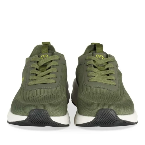 Baskets KAKI Garçon Motif Uni Lacets