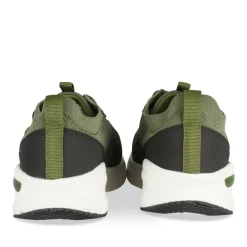 Baskets KAKI Garçon Motif Uni Lacets
