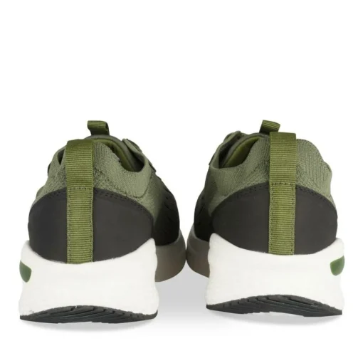 Baskets KAKI Garçon Motif Uni Lacets