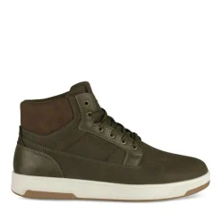 Baskets KAKI Homme Motif Uni Lacets