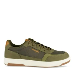Baskets KAKI Homme Motif Uni Lacets