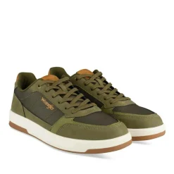 Baskets KAKI Homme Motif Uni Lacets