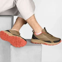 Baskets KAKI Homme Motif Uni Lacets