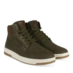 Baskets KAKI Homme Motif Uni Lacets
