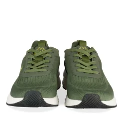 Baskets KAKI Homme Motif Uni Lacets