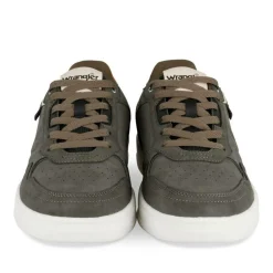 Baskets KAKI Homme Motif Uni Lacets