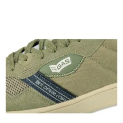 Baskets KAKI Homme Motif Uni Lacets