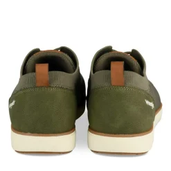 Baskets KAKI Homme Motif Uni Lacets