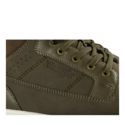 Baskets KAKI Homme Motif Uni Lacets