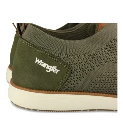 Baskets KAKI Homme Motif Uni Lacets