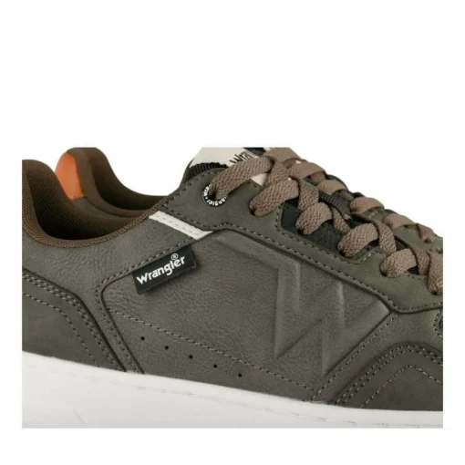Baskets KAKI Homme Motif Uni Lacets