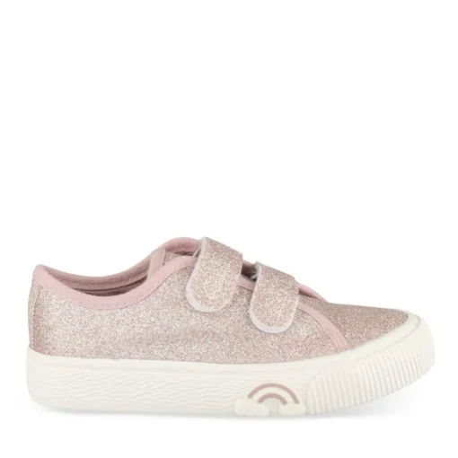 Baskets LILAS Fille Motif Paillettes Scratch