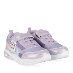 Baskets LILAS Fille Motif Uni Scratch