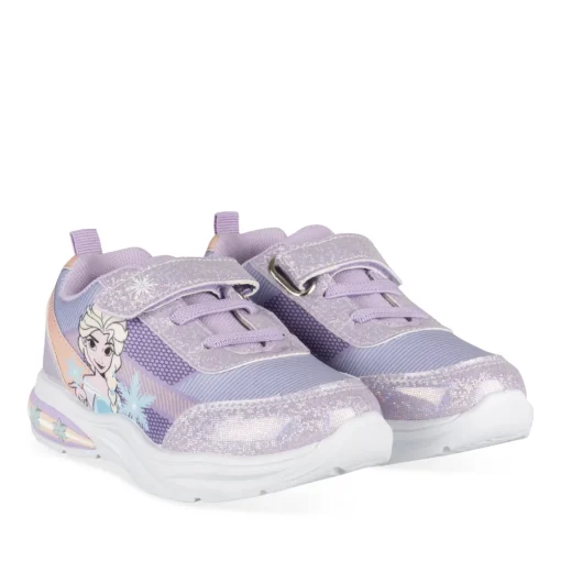 Baskets LILAS Fille Motif Uni Scratch