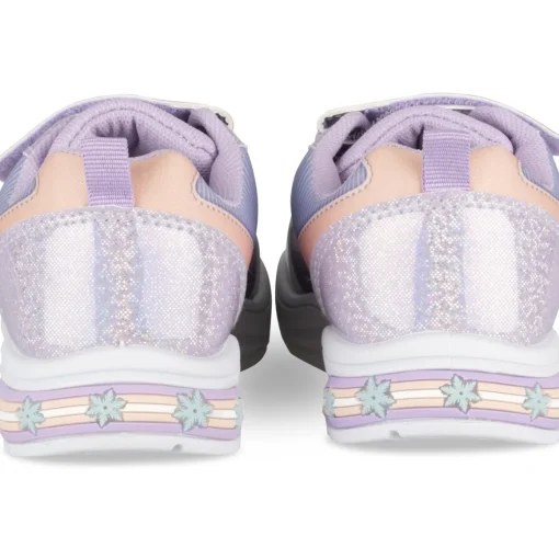 Baskets LILAS Fille Motif Uni Scratch