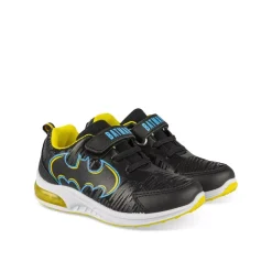 Baskets Lumineuse NOIR Garçon Motif Multicolore A Enfiler