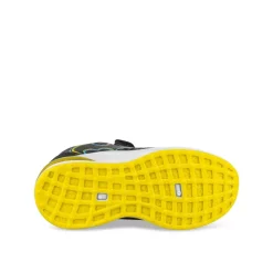 Baskets Lumineuse NOIR Garçon Motif Multicolore A Enfiler