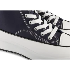 Baskets MARINE Femme Motif Uni Lacets