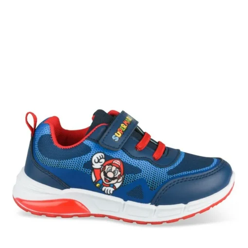 Baskets MARINE Garçon Motif Uni Scratch